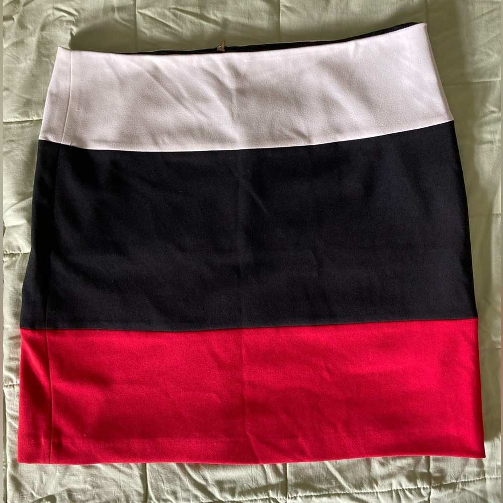 Esprit Colour Block Pencil Skirt